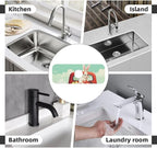 Kitchen Sink Splash Guard Faucet Mat Easter Bunny Rabbits 15"x5.5", Diatom Mat - Image 8