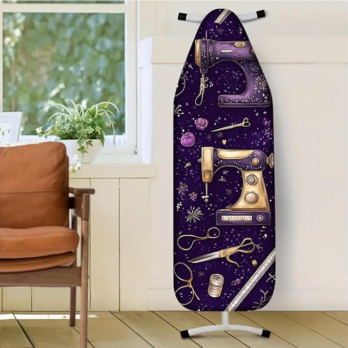 Nuxovilar Purple Sewing Machine Ironing Board Cover, 15 * 54inch, Fit Most - Image 2