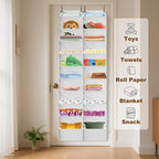 20-30 Pairs Over the Door Shoe Organizer, 10-Tier Door Shoes Rack, Handing - Image 7