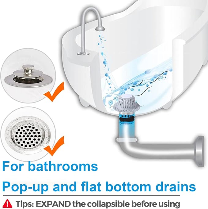 Silicone Shower Drain Hair Catcher - Image 6