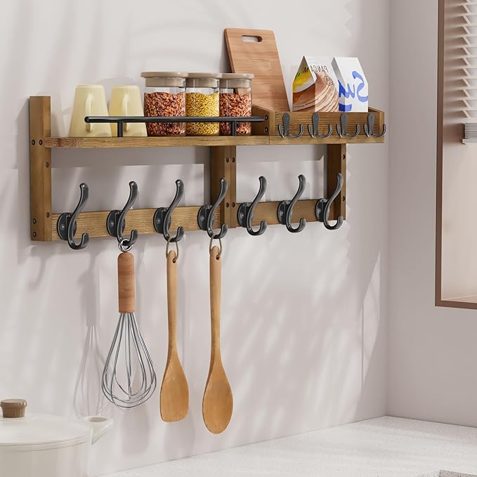 29 inch Coat Rack Wall Mount - Image 5