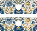 Kitchen Sink Splash Guard 2 PCS 14.7 Inch Sink Faucet Mat Splash Guard by Eyanle