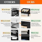 Lifewit Dual-Row Shelf Hanging Closet Organizer and Storage, Clothes Shelves - Image 5