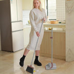 Ivandar Broom with Dustpan Combo Set, 50.6 inch Long Handle, Upright Standing - Image 6