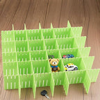 ZOENHOU 60 PCS Green Drawer Dividers, 12.6 x 2.8 Inch Adjustable Premium - Image 7