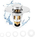 Fransiton Bathroom Sink Stopper, 1.1-1.77 Inch Basin Pop Up Sink Drain Stopper by Fransiton