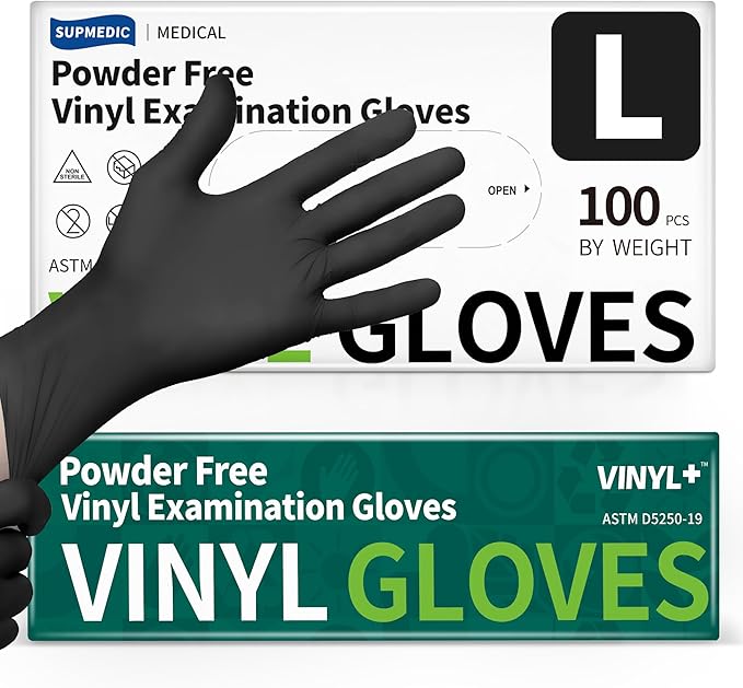 Vinyl Disposable Exam Gloves by Supmedic