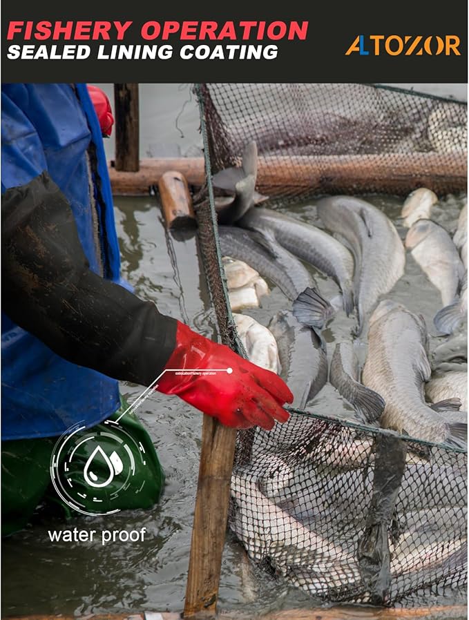 25" Extra-Long Waterproof Gloves - Image 5