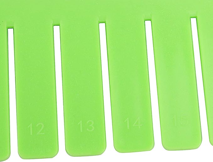 ZOENHOU 60 PCS Green Drawer Dividers, 12.6 x 2.8 Inch Adjustable Premium - Image 3