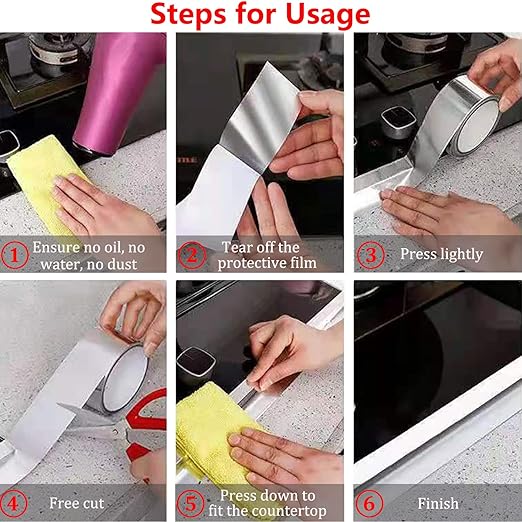 2PCS Premium Aluminum Foil Tape, High Temperature Heavy Duty Insulation Tape - Image 7