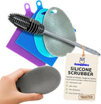 Silicone Dish Scrubber Sponges by Asiopphire