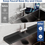 24 Inch Silicone Faucet Mat for Kitchen Sink Splash Guard - Image 6