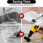 8 Pcs Drill Brush Attachment Set, Power Cleaning Scrub Brush Kit - Image 5