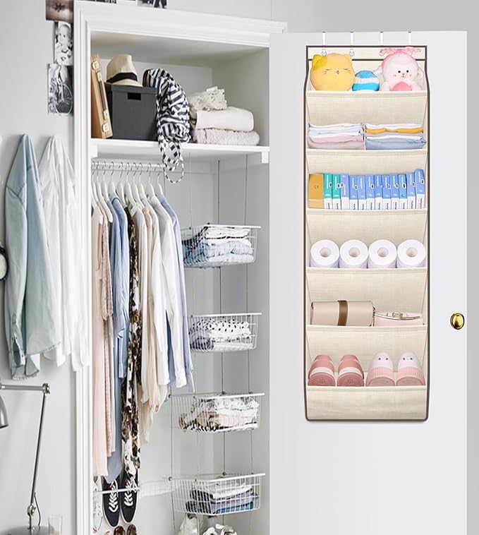 SLEEPING LAMB Shoe Rack for Door, Kids Door Shoe Organizer for Closet hanger - Image 7