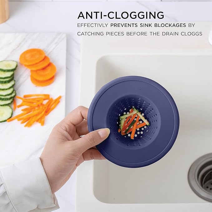 COOK WITH COLOR Kitchen Sink Strainer, Flexible Sink Strainer, Sink Drain - Image 3