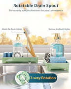 Minimalist Sink Caddy, Rustproof Sponge Holder - Image 5