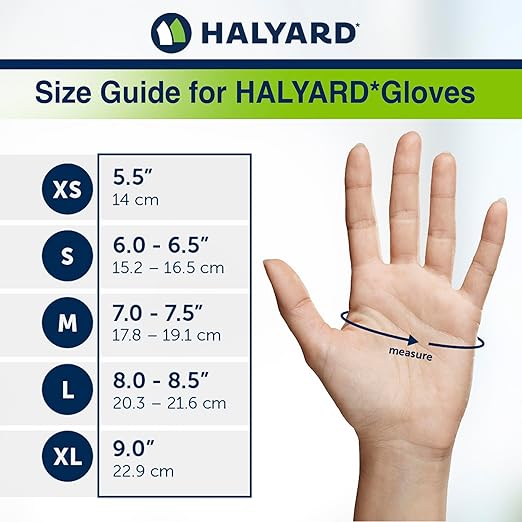 HALYARD Sterling SG Nitrile Powder-Free Exam Gloves, 3.7 mil, 9.5 Inches - Image 4