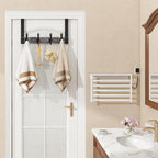 Homode Over The Door Hooks Heavy Duty, Wood Over The Door Towel Rack - Image 4