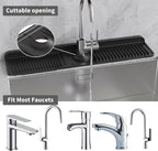 WAFT YEARN 24X5 Inch Silicone Durable Faucet Mat Kitchen Sink Splash Guard - Image 4