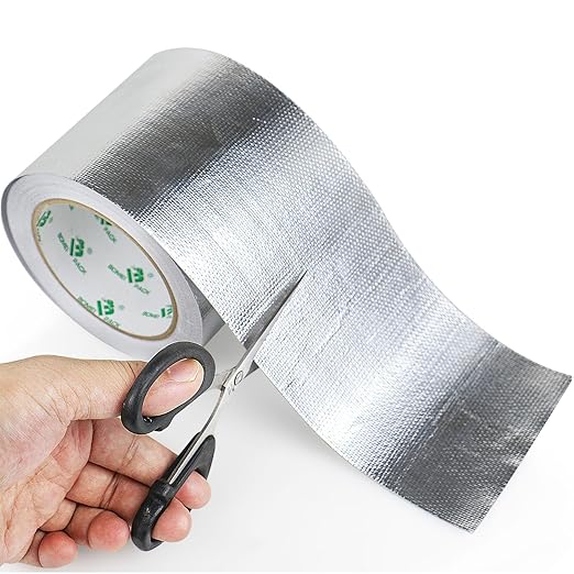 BOMEI PACK Adhesive Aluminum Foil Heat Shield Tape Barrier 4in x 66ft, - Image 7