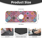 Boho Mandala Bohemian Floral Kitchen Sink Splash Guard Faucet Mat Super - Image 2