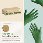 SUP Disposable Nitrile Gloves, Powder-Free Latex-Free Food Safe Cooking Home - Image 4