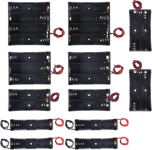 12PCS 18650 Battery Holder Bundle by Dorhea
