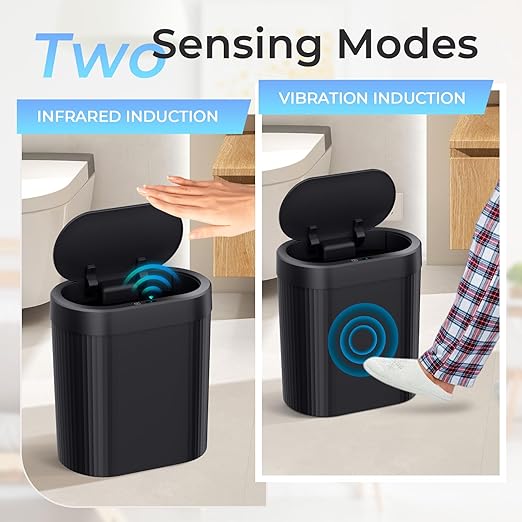 2 Pack 5 Gallon Bathroom Trash Can - Image 6