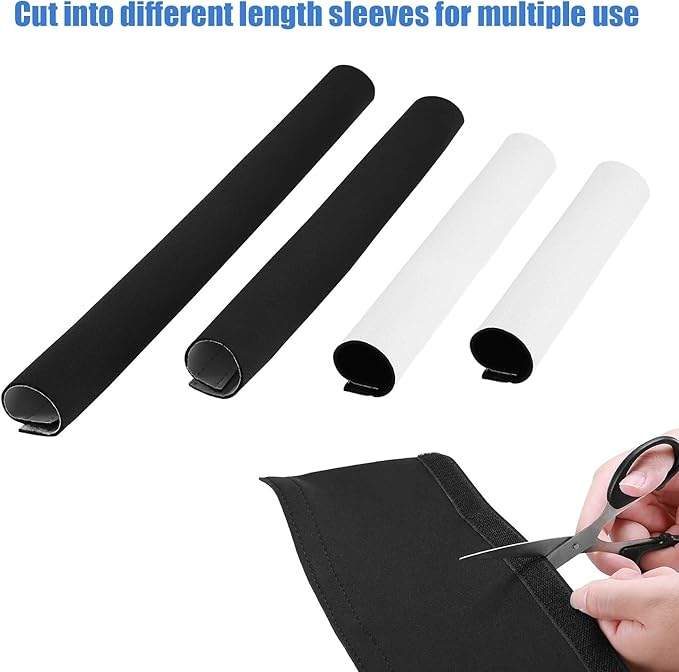JOTO 2 Pack Cable Management Sleeve, Flexible Cable Sleeve Wrap Cover Wire - Image 5