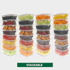 Freshware Food Storage Containers 25 oz Plastic Deli Containers - Image 5