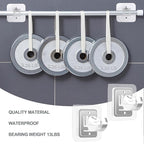 Codoule Self Adhesive No Drill Adjustable Curtain Rod Holder Hooks Brackets - Image 5