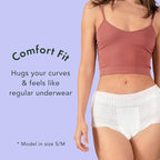 Rael Disposable Underwear for Women, Organic Cotton Cover - Image 5