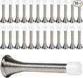 24 Pack Spring Door Stops 3 1/4 Inch Flexible Heavy Duty Spring Door Stopper by KISEER