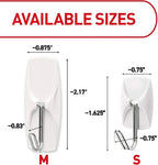 Command Small Wire Toggle Hooks, 16 Hooks and 24 Strips, Damage-Free Hanging - Image 9