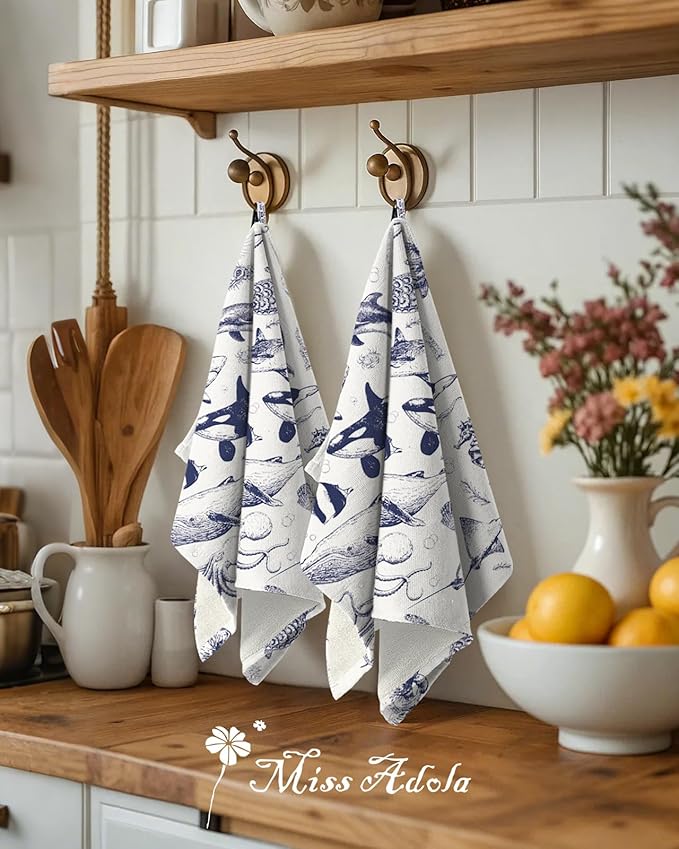 Cotton Kitchen Towels Set of 2 - Image 5