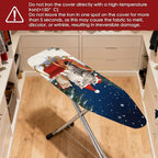 Nuxovilar Ironing Board Covers Winter Cats in Sleigh Pattern Polyester 15x54 - Image 4