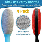 4Pack 2Colors Lint Brush for Clothes Furniture Couch, Lint Brush Pet Hair - Image 7