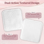 Large Soft Cotton Pads for Face- Lint-Free, Pressed Seam Design, Gentle on - Image 2
