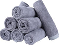 Microfiber Facial Cloths, 8 Pack, Super Absorbent, Quick Drying Fast, by Mars+wings