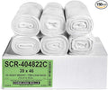 Aluf Plastics 45 Gallon 22 Micron Premium Clear Trash Bags by AlufPlastics