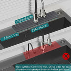 Drying Stone Faucet Mat for Kitchen Sink, Diatomite Faucet Handle Drip Catcher - Image 5