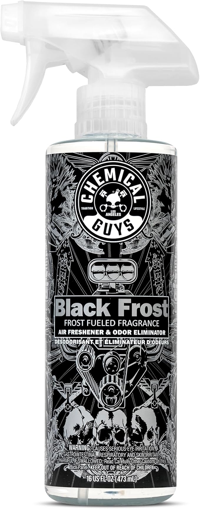 Chemical Guys Black Frost Air Premium Car Air Freshener Spray & Odor Eliminator by ChemicalGuys
