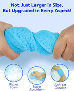 Temede 5-Pack Car Wash Sponges, 9.1" x 4.3" x 2.4" Large Sponges, Extra Thick - Image 5