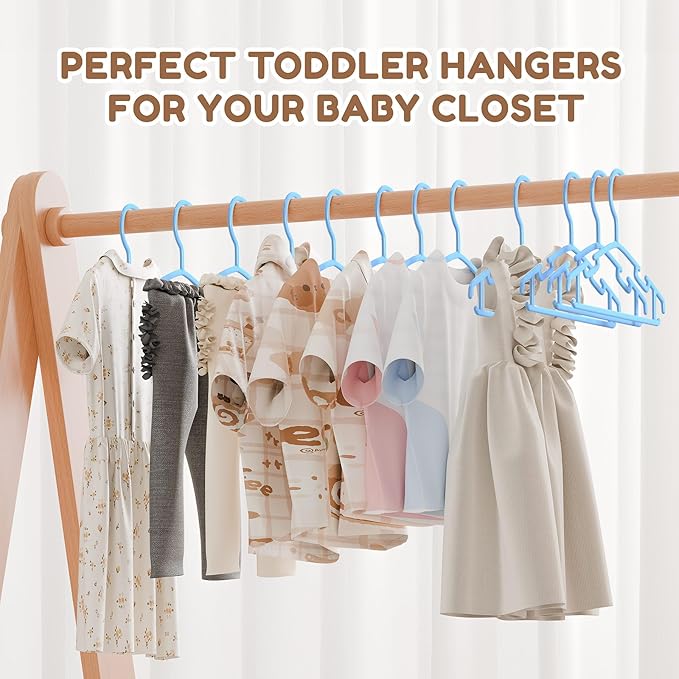 Kids Plastic Hangers, Baby Clothes Hangers - Image 6