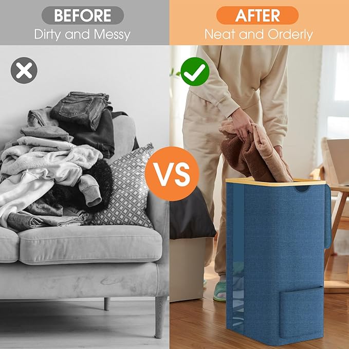Laundry Basket Clothes Hamper - Image 3