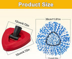4Pack Mop Replacement Head for O Cedar RinseClean 2 Tank System, 1 Pack Mop - Image 2
