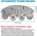 zaa Shower Drain Hair Catcher, Premium Silicone Drain Protector & Shower Drain - Image 4