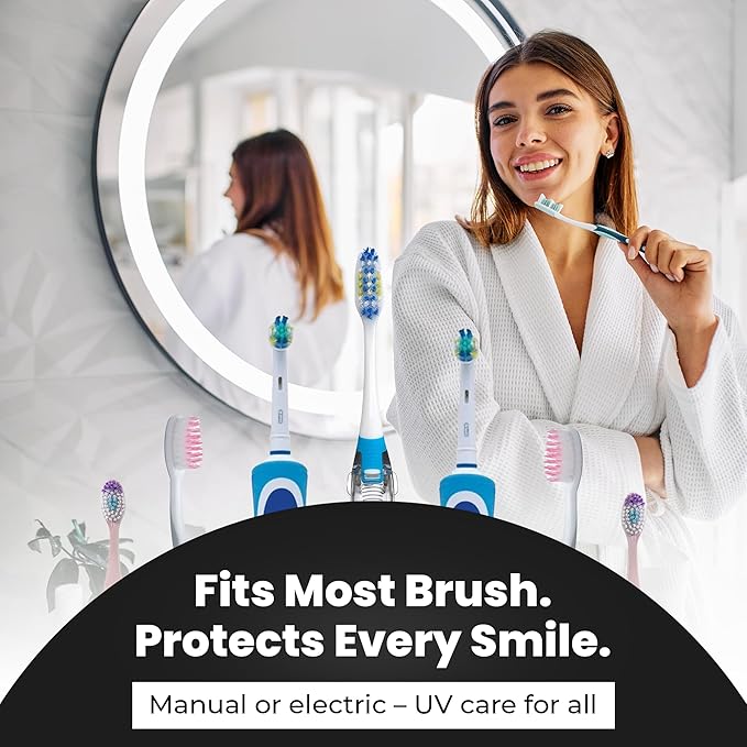 UV Toothbrush Sanitizer Holder & Cleaner - Image 6