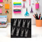 20Pcs Clear Plastic Clothes Pins, Clothes Line String Clips, Mini Clothes Pins - Image 5