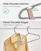 SONGMICS Clothes Hangers, Plastic Hangers, - Image 3
